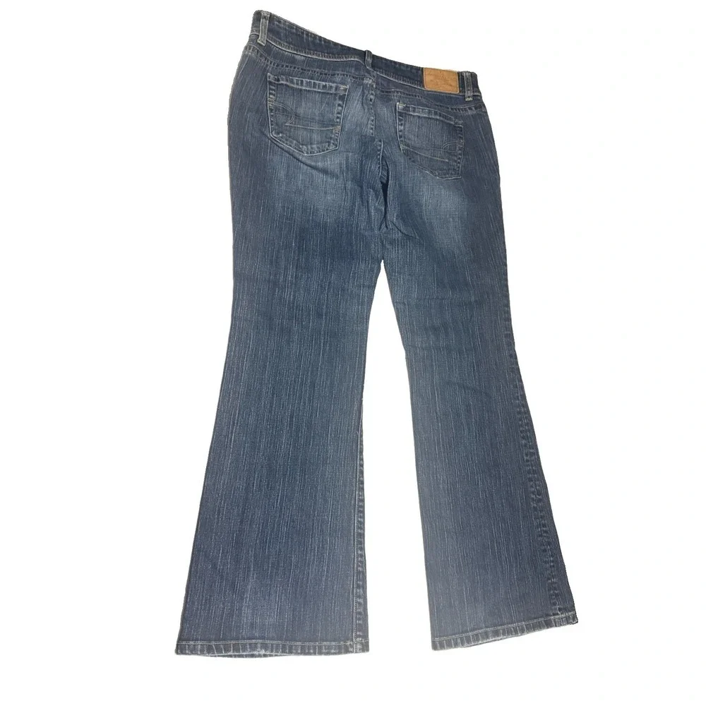 American Eagle Outfitters Women's Bootcut Jeans 14 Regular Blue Denim 5-Pocket
